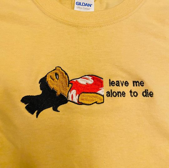 Disney Lilo and Stitch Embroidered Shirt | Leave Me Alone