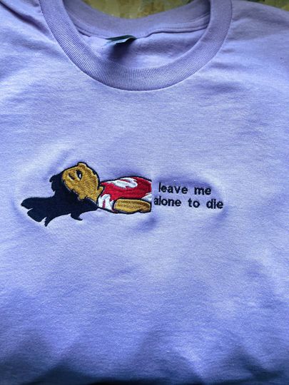Disney Lilo and Stitch Embroidered Shirt | Leave Me Alone