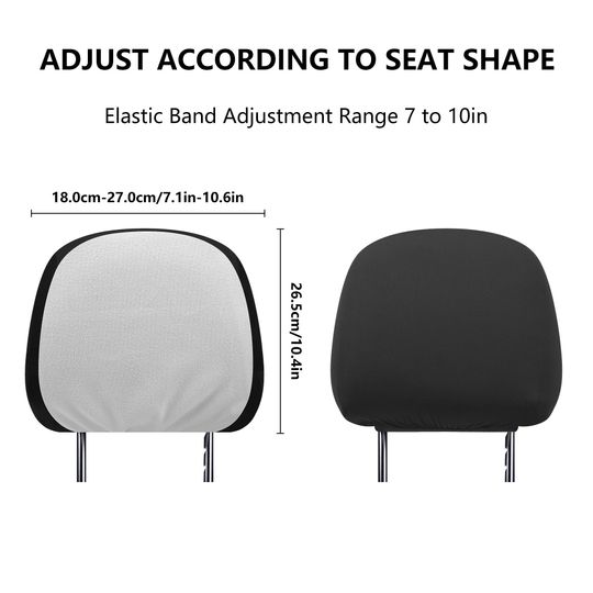 San Jose Sharks themed custom car headrest cover for a fan