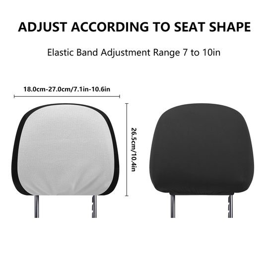 Ottawa Senators themed custom car headrest cover for a fan