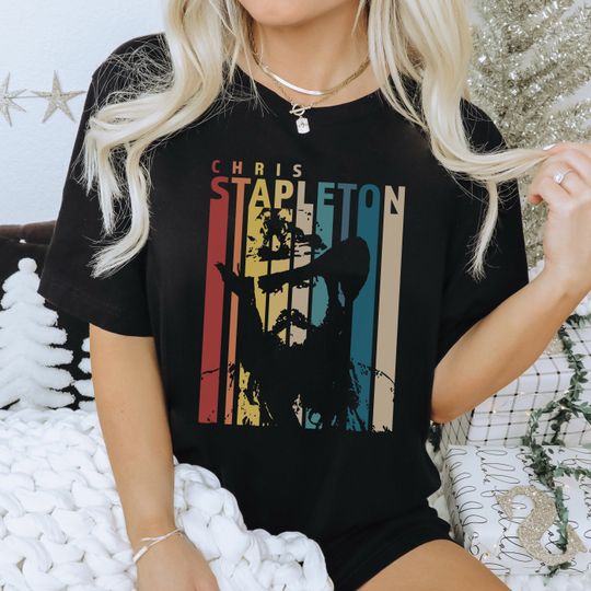 Chris Stapleton Vintage T-Shirt, Chris Stapleton Shirt, Music Shirt, Cowboy Shirt
