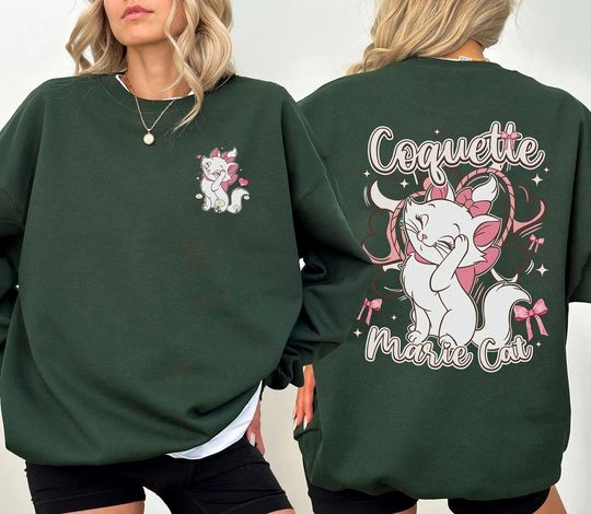 Two-Side Disneyland Marie Cat The Aristocats Summer Shirt