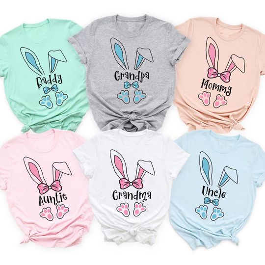 Family Matching Easter Shirt, Easter Day Shirts For Grandma Grandpa Auntie Uncle Mother Father, Easter Matching Shirt, Family Easter Shirts