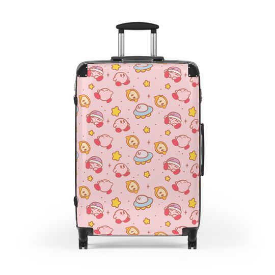 Kawaii Kirby inspired Suitcases