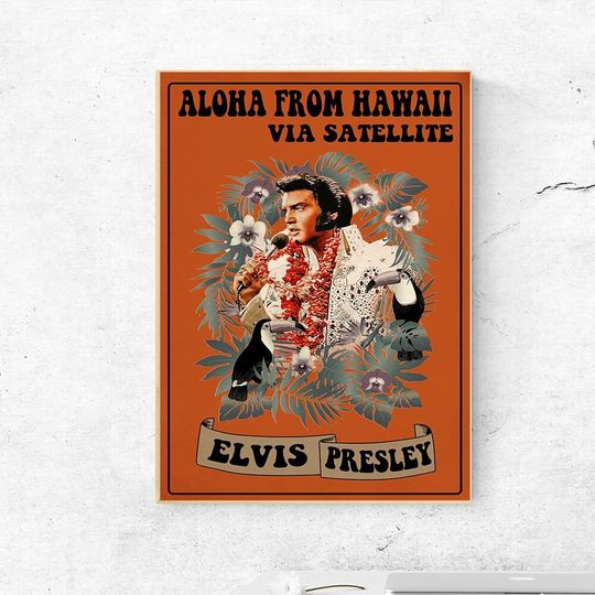 Aloha from Hawaii via Satellite,  Elvis Presley poster