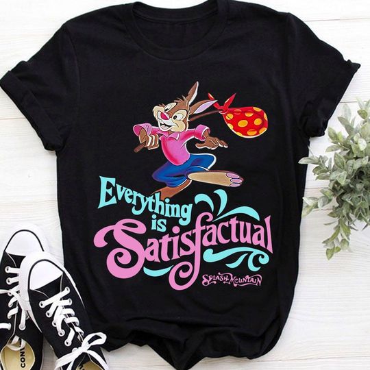 Splash Mountain Shirt, Splash Mountain Gift, Everything Is Satisfactual Shirt