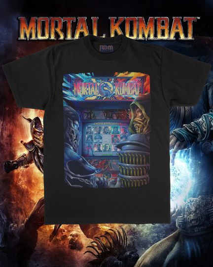 Mortal Kombat Artwork T-shirt, Movie T-shirt, Video Game T-Shirt