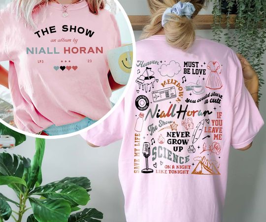 The Show Live On Tour Niall Horan 2024 Double Sided Sweatshirt