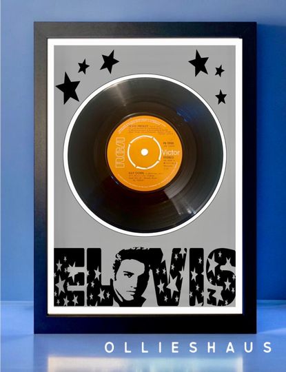Elvis Presley Poster, Gift For Elvis Fan, Music Wall Art