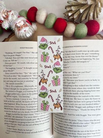 The Grin Funny Character & Max Bookmark