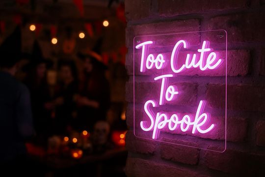 Halloween Light. Gift Idea for Halloween Fan. Halloween Party Neon Decor.