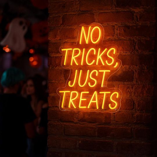 Halloween Light. Gift Idea for Halloween Fan. Halloween Party Neon Decor.