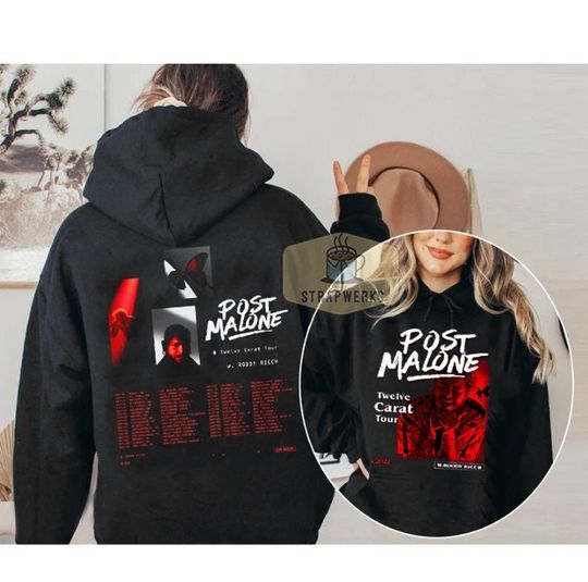 Post Malone Twelve Carat 2022 Tour Hoodie