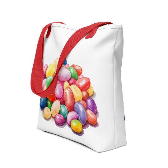 fun jellybean tote bag