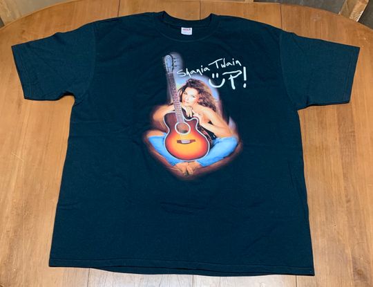 Vintage 2003 Shania Twain Up Concert Tour T Shirt