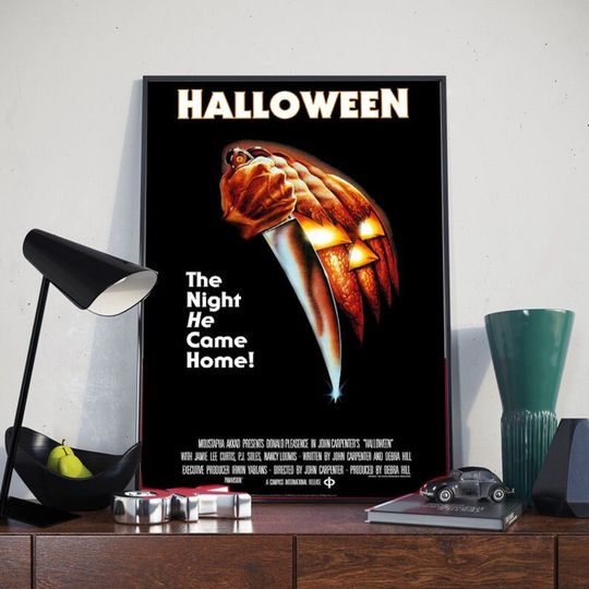 Halloween 1978 Movie Poster, Michael Myers Poster, Halloween Michael Myers Poster