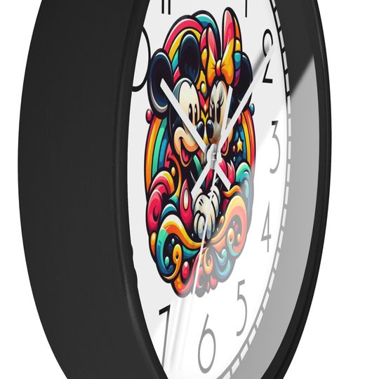Mickey Wall Clock, Disney Wall Decor, Livingroom Decor