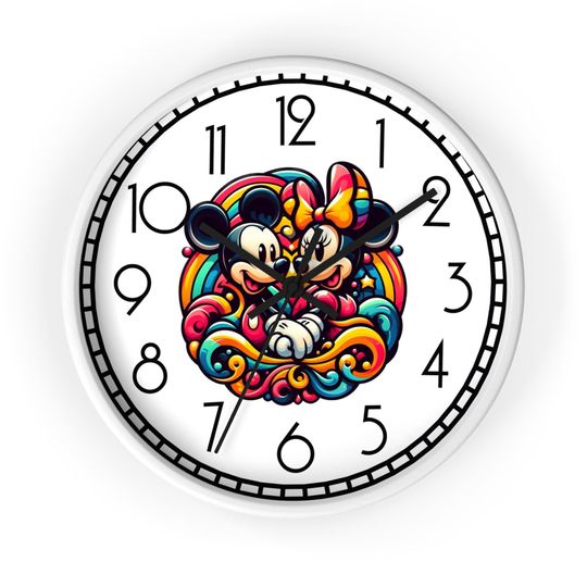 Mickey Wall Clock, Disney Wall Decor, Livingroom Decor