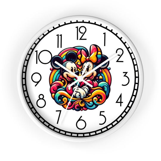 Mickey Wall Clock, Disney Wall Decor, Livingroom Decor