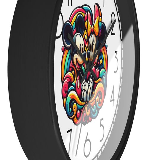 Mickey Wall Clock, Disney Wall Decor, Livingroom Decor