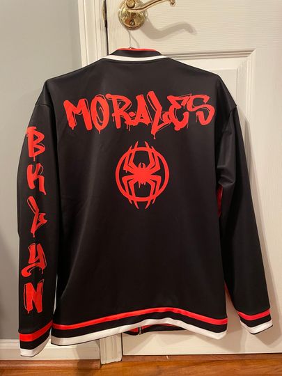 Miles Morales Across the Spiderverse Unisex Bomber Jacket