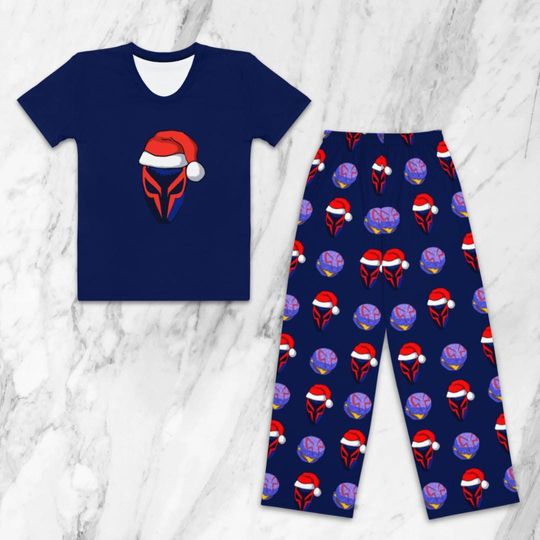 Miguel O’Hara Spider-Man 2099 Christmas Pajama Set for Men