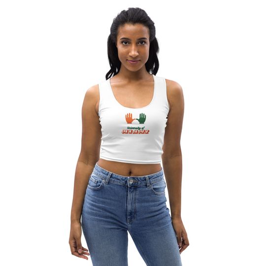 University of Miami Crop Tank Top