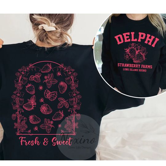 Delphi Strawberry Farms Sweatshirt, Percy Jackson the Olympians Shirt