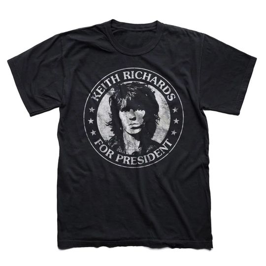 Keith Richards For President Shirt, Keith Richards Face Mask, Keith Richards Tee Shirt