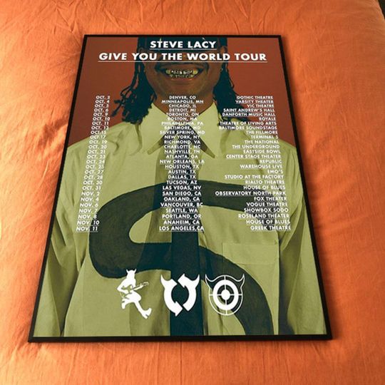 Steve Lacy Give You The World Tour Poster