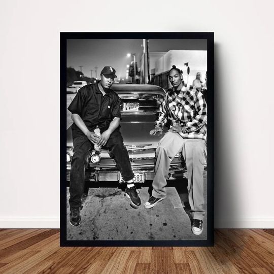 Dr.Dre & Snoop Dogg Rapper Music Poster Canvas Wall Art Home Decor