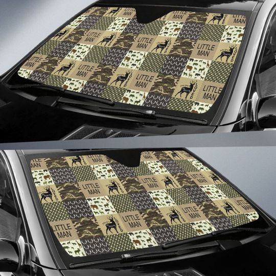 Deer Camo AUTO SUN SHADE Customized Gift Car Accessories