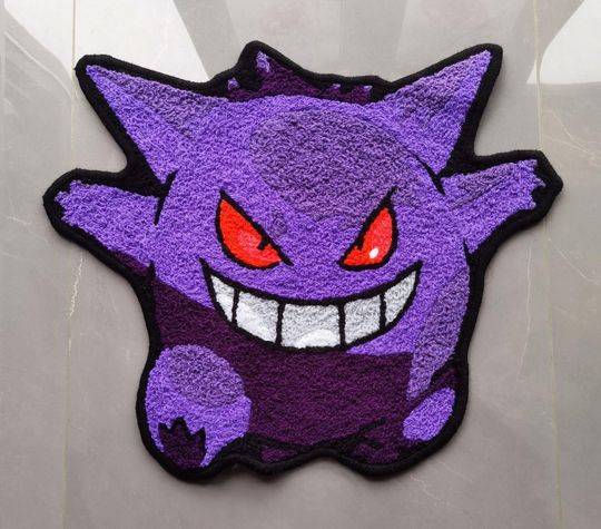 Gengar Rug,Knitting Rug Home Decor