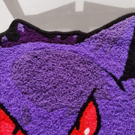 Gengar Rug,Knitting Rug Home Decor