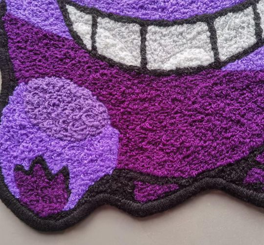 Gengar Rug,Knitting Rug Home Decor