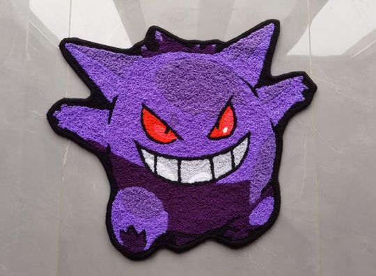 Gengar Rug,Knitting Rug Home Decor