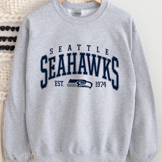 Seattle Seahawks Sweatshirt, Seahawks Unisex Tee, Vintage Football Sweatshirt