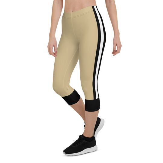 New Orleans Football Women's Capri Leggings, Game Day Leggings