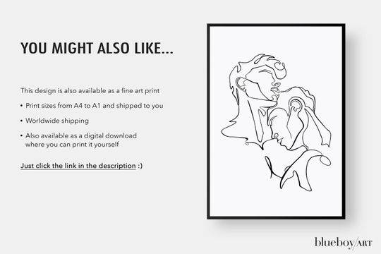 Gay Couple iPhone Case, Minimal Line Art iPhone case