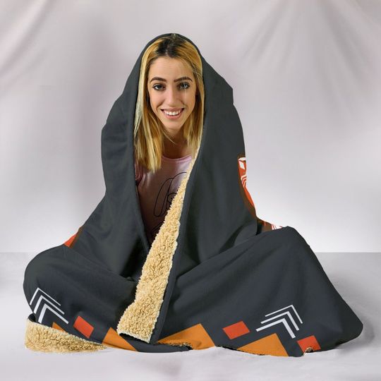 Wolf Hooded Blanket