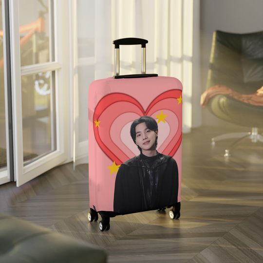 Suga Luggage Cover BTS Fan Travel Accessory