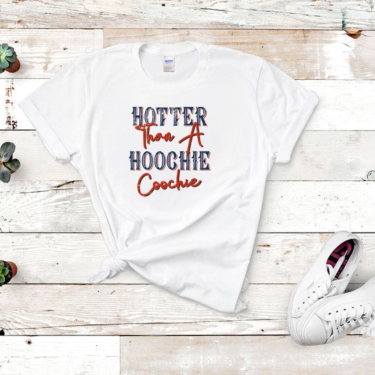 Hotter Than A Hoochie Coochie Shirt,Alan Jackson Vintage Retro