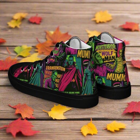 Universal Monsters | Men & Boys High Top Sneakers