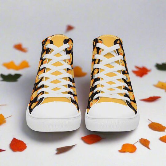 Calcifer | Womens & Girls High Top Sneakers