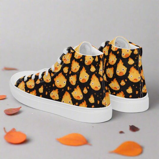 Calcifer | Womens & Girls High Top Sneakers