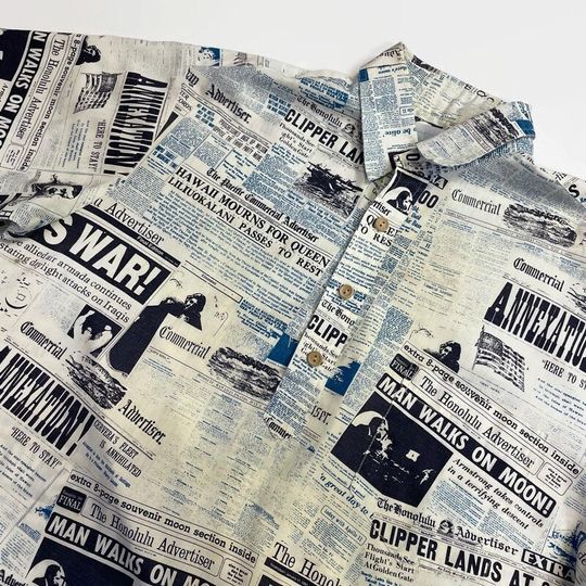 Honolulu Advertiser Aloha Shirt