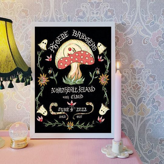 Phoebe Bridgers Reunion Tour 2022 Poster, Phoebe Bridgers Chicago Poster, Wall Decor, Gift