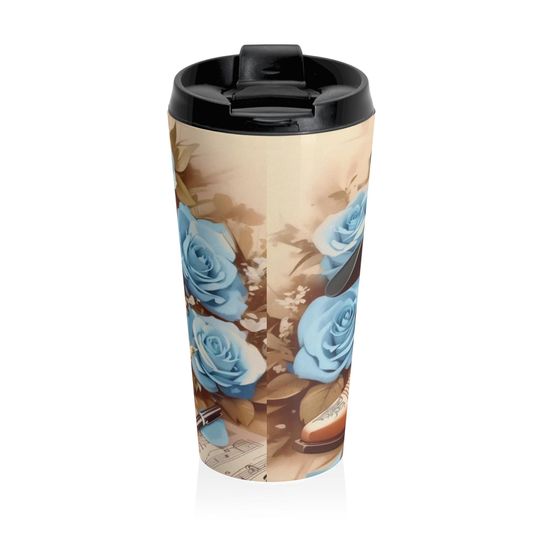 Western Romance Stainless Steel Travel Mug