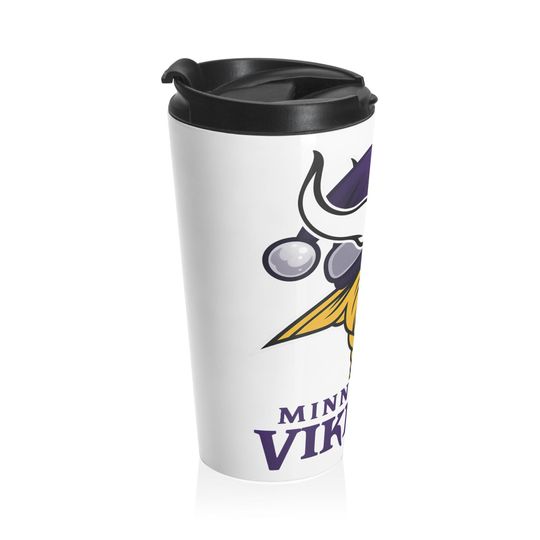 Minnesota Vikings Stainless Steel Travel Mug
