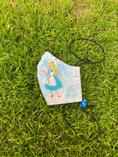 Alice in Wonderland Face Mask